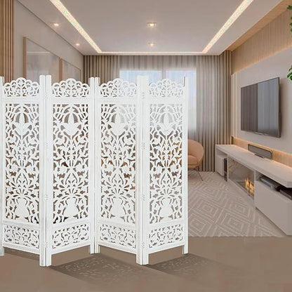 Lightnpro 4-Panel Wooden Room Divider 72"×72" - Image 6