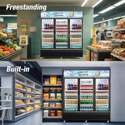 Commercial Beverage Refrigerator, Display Refrigerator - Image 8