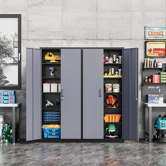 Metal Storage Cabinet-72” Tall Steel File Cabinets - Image 8