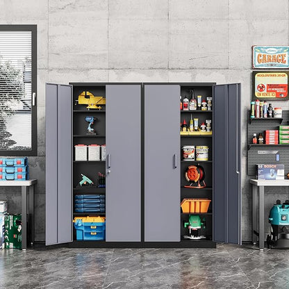 Metal Storage Cabinet-72” Tall Steel File Cabinets - Image 8