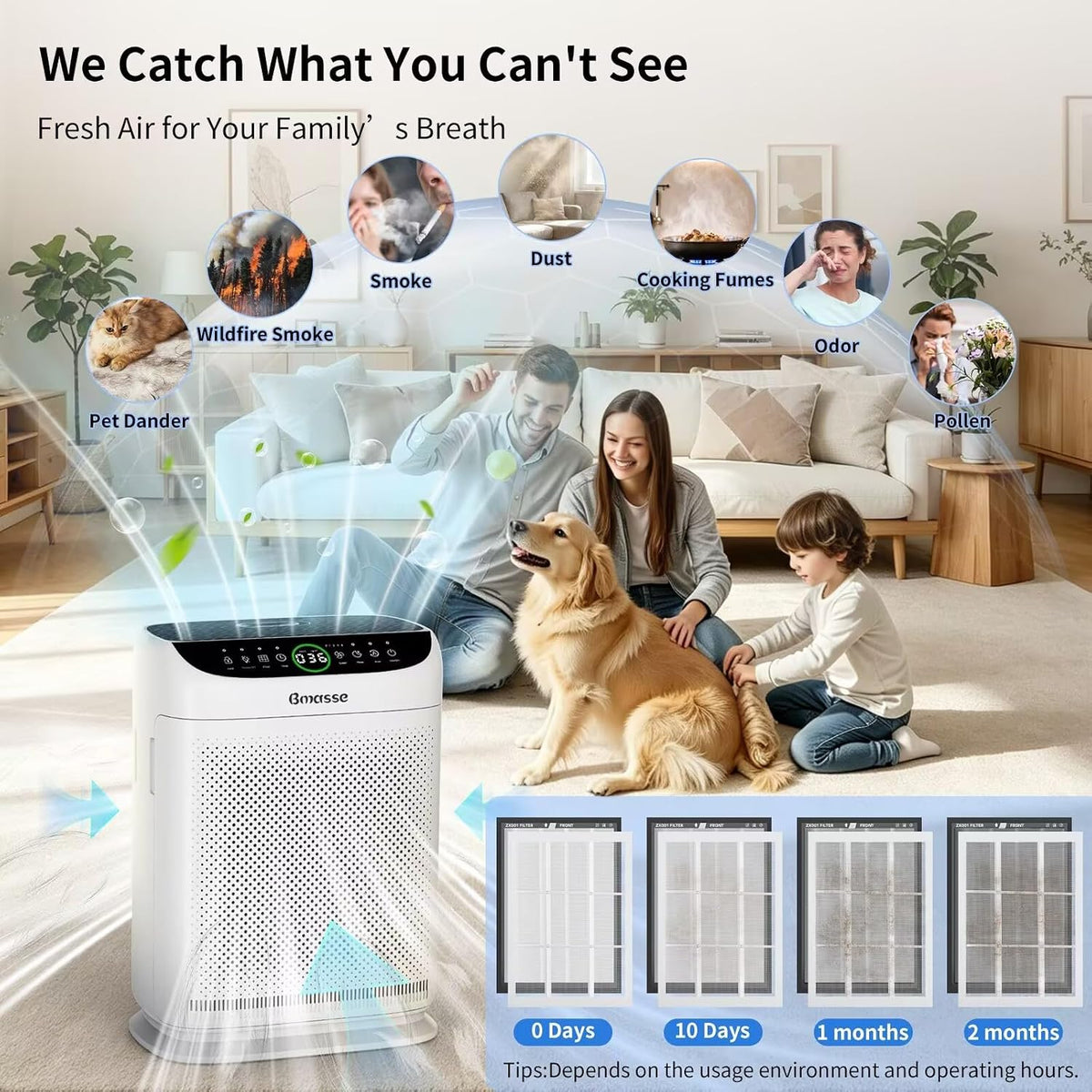 air purifiers for home pets large room up showing dimensions