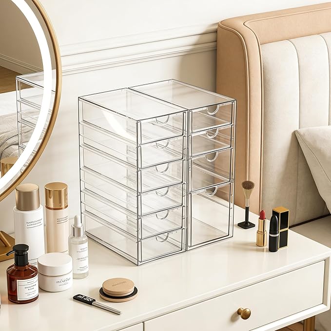 Prsildan Acrylic Drawer Makeup Organizer - Image 5
