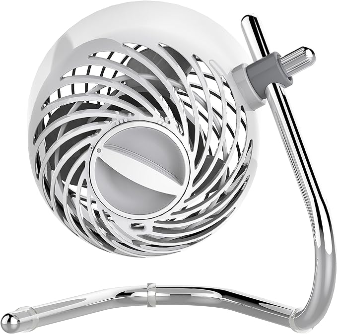Vornado Pivot Personal Air Circulator, Desk Fan, Ice White - Image 5