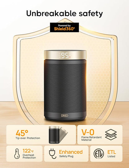 DREO Space Heater, Portable Electric Heaters - Image 5