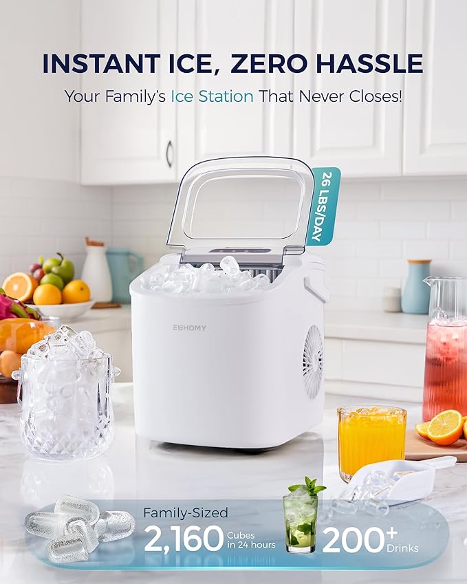 EUHOMY Countertop Ice Maker Machine - Image 2