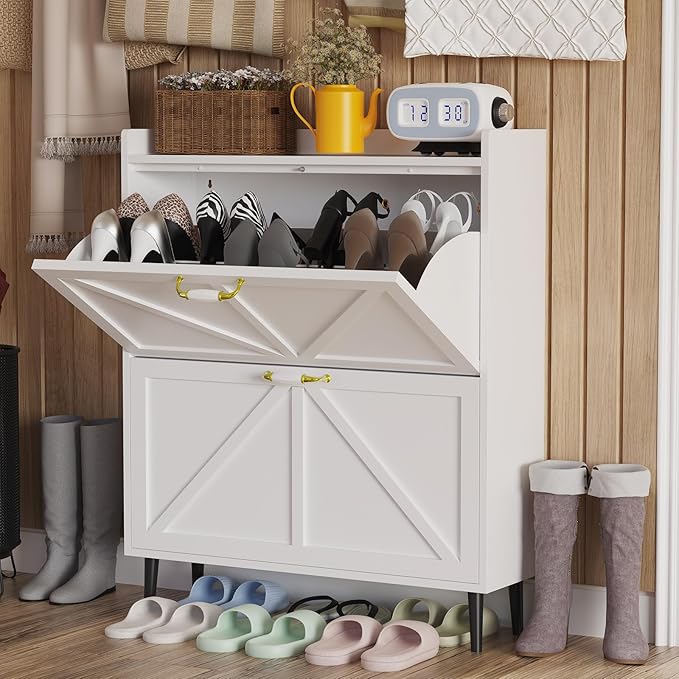 Shoe Storage Cabinet for Entryway by Unknown