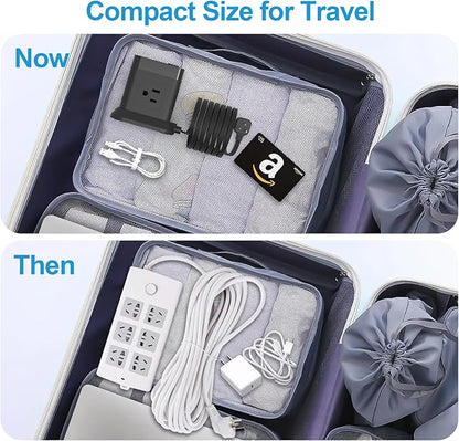 Power Strip with USB C Ports, FDTEK Power Cube with USB C, PD 20W Fast Charge - Image 7