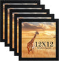 TKYGU 12x12 Picture Frame Set of 5, Horizontal and Vertical Formats by TKYGU
