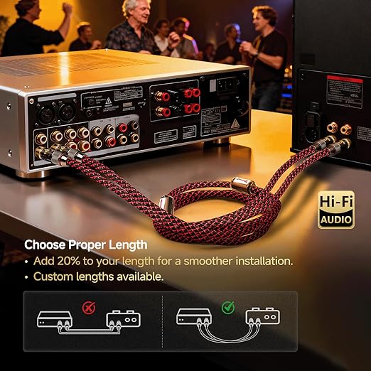 TODN Audiophile RCA to RCA Audio Cable - Image 6