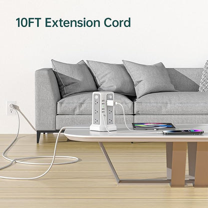 PASSUS Surge Protector Power Strip - Image 8