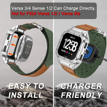 miohhr nylon bands with stainless steel case for showing dimensions