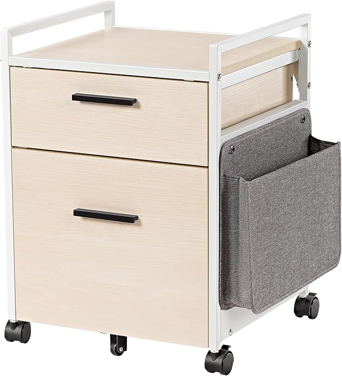 EUREKA ERGONOMIC 2-Drawer Mobile File Cabinet - Image 9