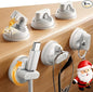 6-Pack Rotatable Cord Holder for Nightstand, LISEN 360°Rotating Magnetic Clips by Lisen