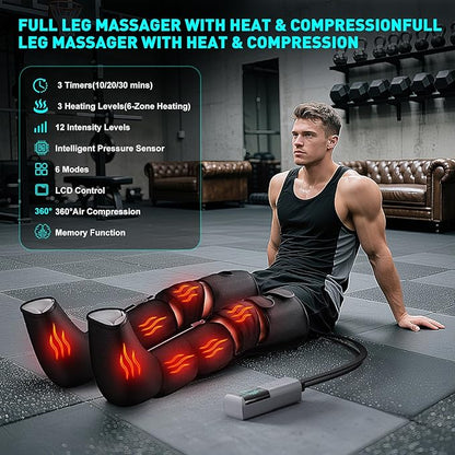 Leg Massager with Heat and Compression, Foot Massager - Image 2