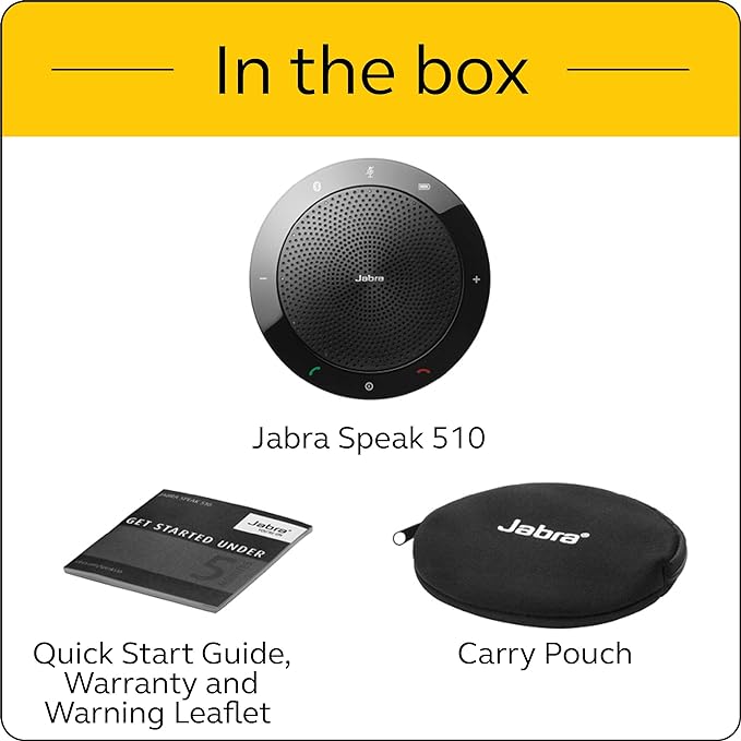 Jabra Speak 510 UC Wireless Bluetooth Speakerphone – Outstanding Sound Quality - Image 6