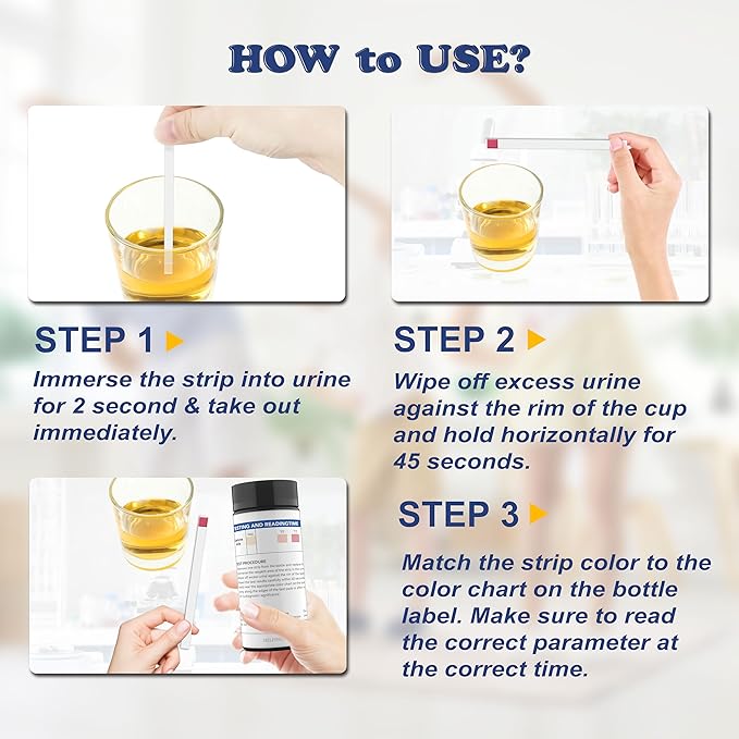 Ketone Urine Test Strips, 150 Strips Urinalysis Test - Image 3