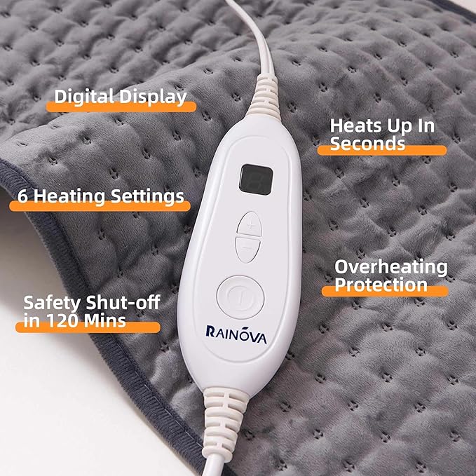 RAINOVA Heating Pad Electric Throw - Image 5