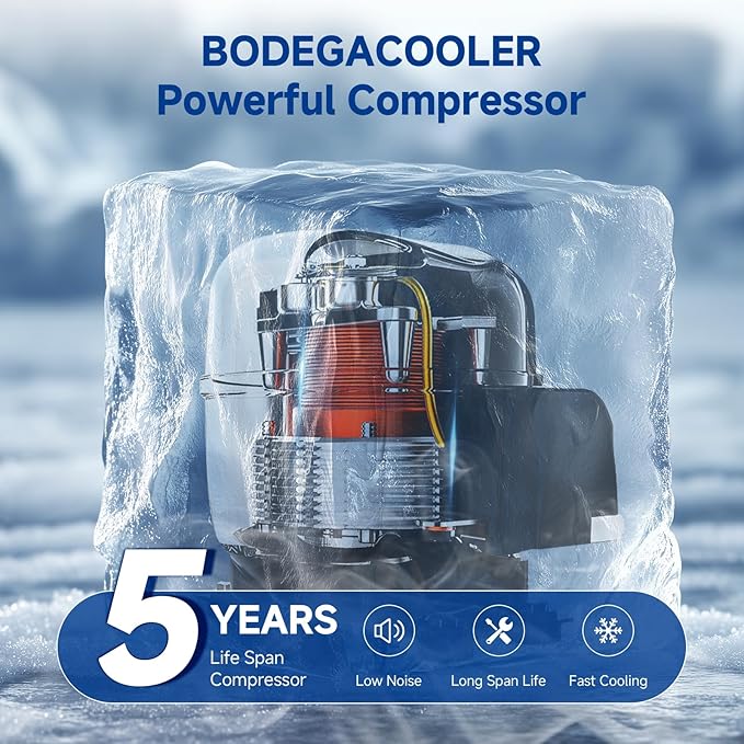 BODEGACOOLER 12 Volt Refrigerator, 116.2Quart RV Refrigerator - Image 9