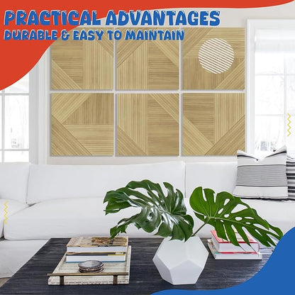 EVENRISING Large Acoustic Panels 6 Pack, Soundproof Wall Panels 23.6 x 23.6 - Image 7