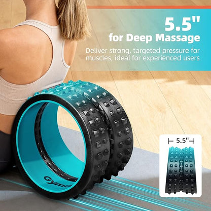 Back Roller for Back Pain Reliefn & Stretching, Deep Tissue Massage Roller - Image 3