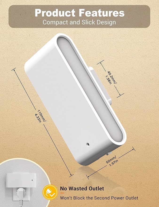 JandCase LED Night Lights Plug into Wall, Night Light - Image 6