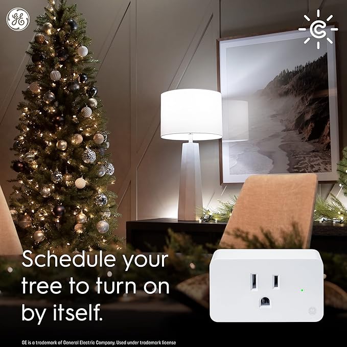 GE Cync Smart Indoor Plug, Smart Outlet Control, WiFi Outlet Plug, Matter - Image 6