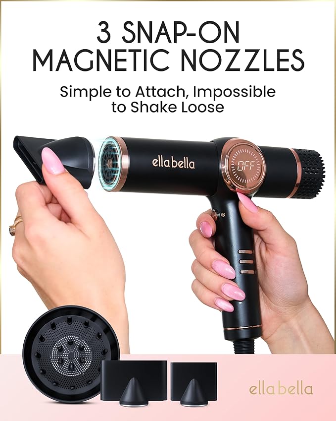 ELLA BELLA® Professional Ionic Hair Dryer - Image 4