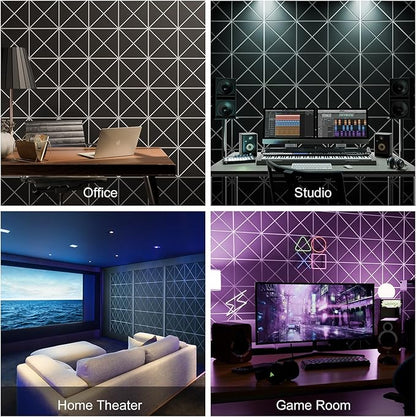 Sonicism 12 Pack X-Lined Acoustic Panels - Image 6