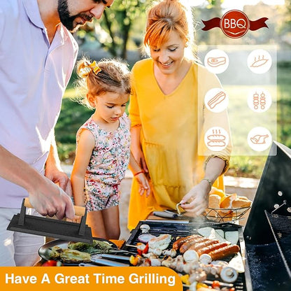 Yoehka Cast Iron Grill Press-1PCS, Heavy Duty Bacon/Burger/Griddle/Chef Press - Image 7