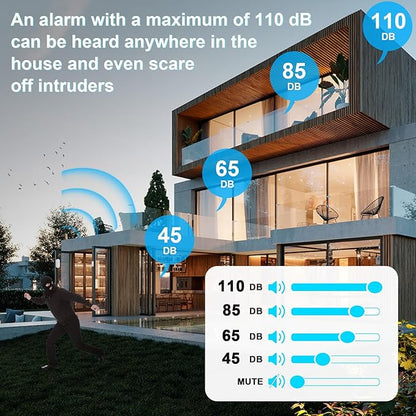 SanJie Door Chime, Door Open Contact Sensor Alarm - Image 6