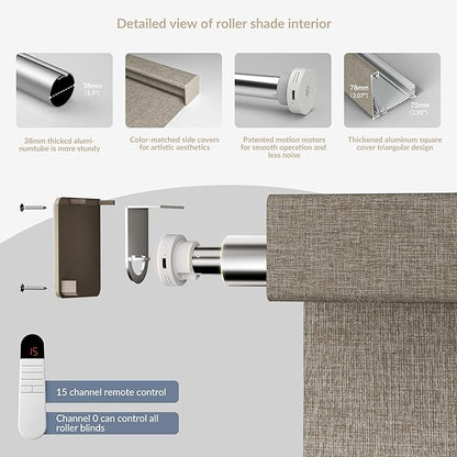 Boolegon Motorized Roller Blinds - Image 5