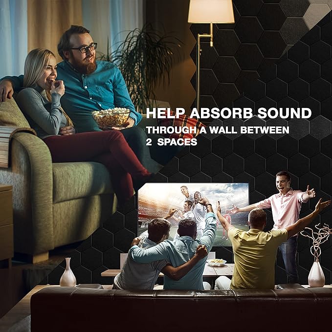 Sonic Acoustics 12 Pack Hexagon Acoustic Panels - Image 9