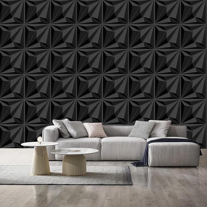 33 Pack 3D Textured Wall Panels – 12x12'' PVC Wall Coverings – Easy Install - Image 7