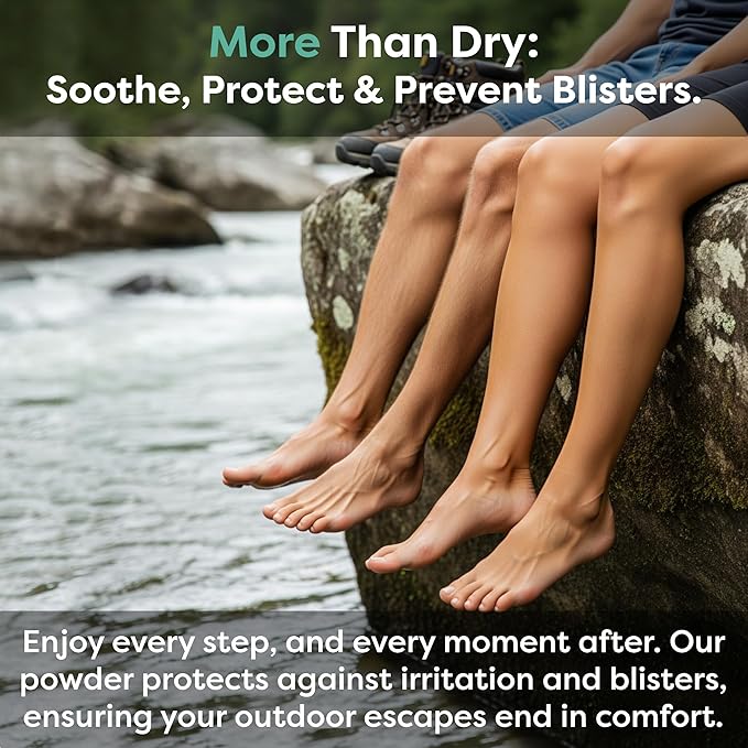 Lumi Outdoors Natural Shoe Deodorizer Spray and Foot Powder Bundle - Image 8