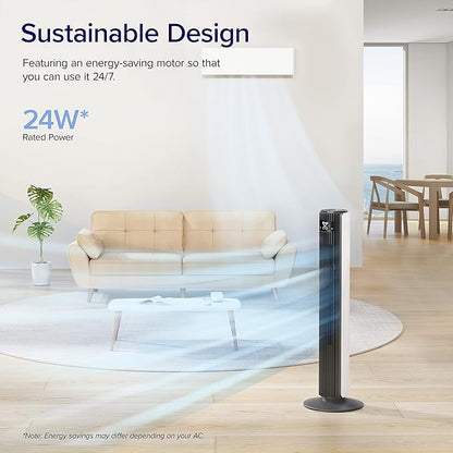LEVOIT Smart 42 inch Tower Fan for Bedroom, DC motor, Oscillating - Image 6