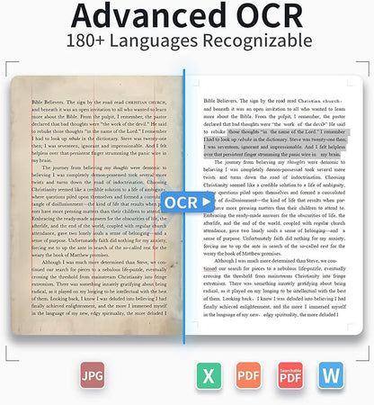 CZUR Shine Ultra Smart Portable Document Scanner, Thin Book Scanner - Image 3