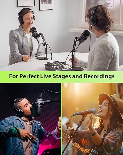 XLR Cables 20ft 2 Pack, Kevlar-Reinforced Nylon Braided Microphone Cable - Image 6