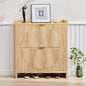 Narrow Shoe Cabinet with 2 Flip Drawers by Unknown
