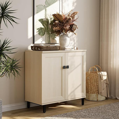 Multifunctional Buffet Sideboard Cabinet Farmhouse Modern Storage Cabinet by FENSULN