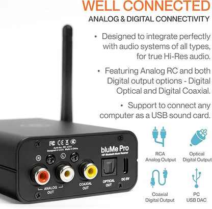 Auris Blume Pro HiFi Bluetooth 5.3 Music Receiver Long Range Bluetooth Adapter - Image 5