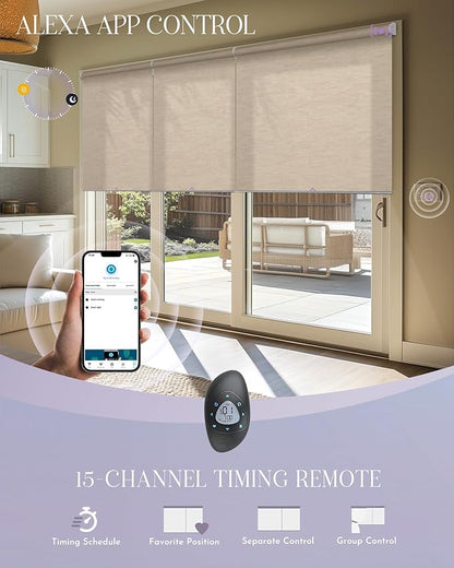Graywind Smart Coupled Roller Shades Compatible - Image 4