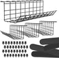 Under Desk Cable Tray, Cord Organizer by ScandinavianHubCableTrays