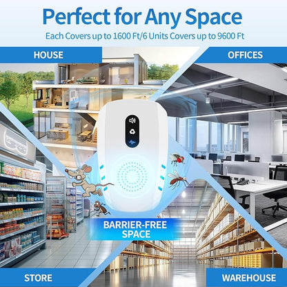2026 Cvtayn Upgraded Ultrasonic Pest Repellent Indoor Repeller, Mouse Traps - Image 3