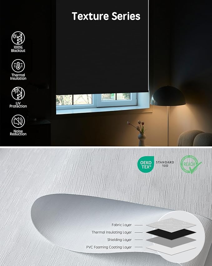 Yoolax Motorized Blinds with Remote, Smart Blinds - Image 6