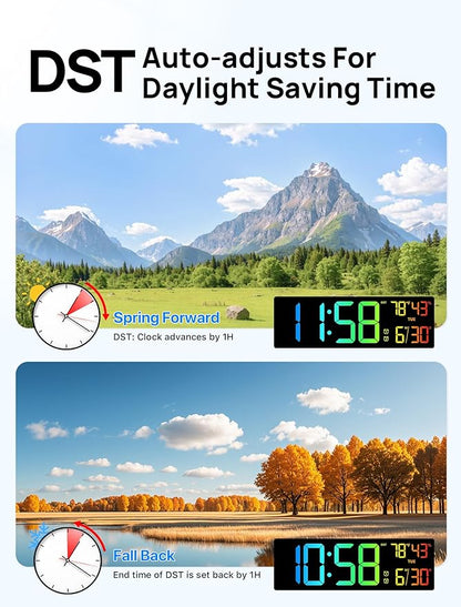 18.5" Large Digital Wall Clock - Image 8