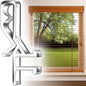 36 PCS Hidden Channel Valance Clips, 1-7/8inch Clear Plastic Blinds Clips for The Valance with a Groove in The Back
