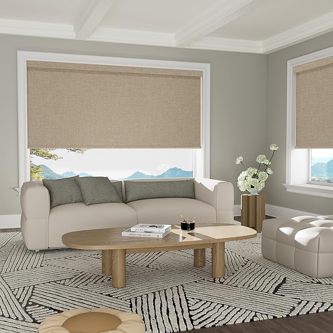 Boolegon Motorized 100% Blackout Roller Blinds - Image 5