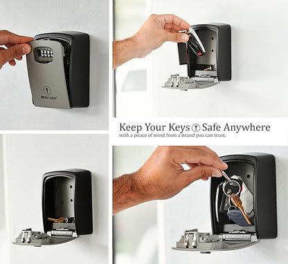 Iron Lock® Key Lock Box XXL Wall Mount – Waterproof Outdoor Key Safe - Image 7