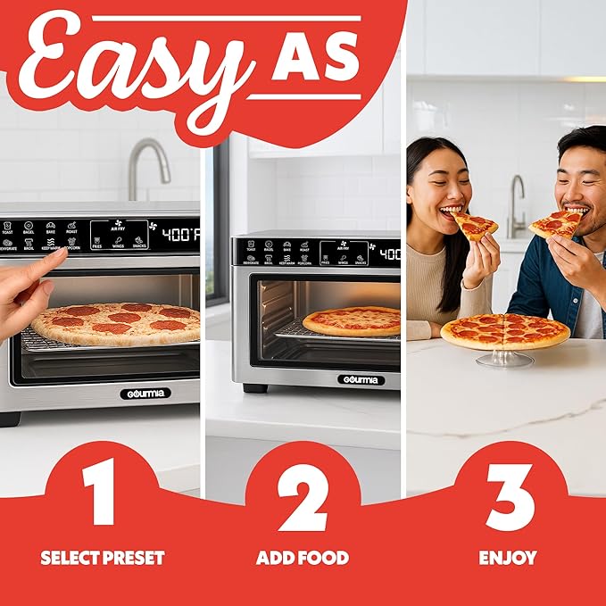 Gourmia Toaster Oven Digital Air Fryer - Image 10