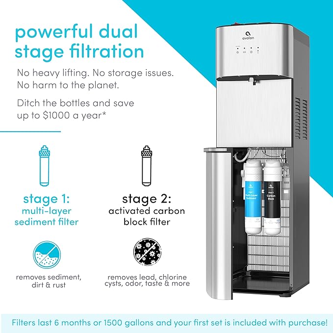 Avalon Self Cleaning Bottleless Water Cooler Water Dispenser - Image 5